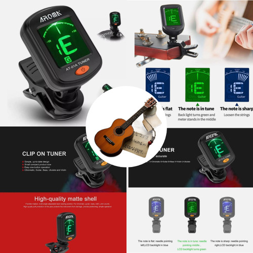 Lcd clip cromatic chitarra - clip, on
