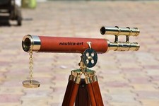 Antico telescopio nautico da