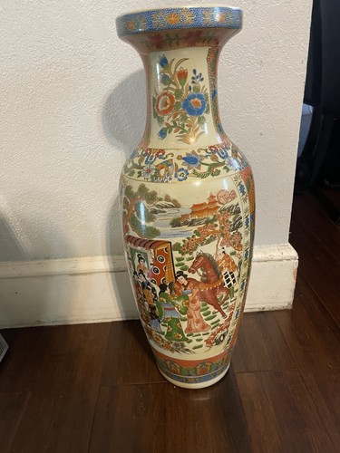 Vaso satsuma grande dipinto - vaso,