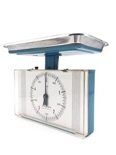 Bilancia Stube Vintage Blu made in Germany.  Modernariato mid century modernism 