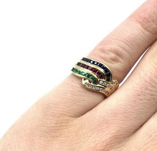 Anello in oro giallo 18 kt