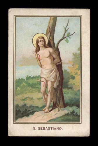 Antico santino cromo holy card - antico, cromo-holy