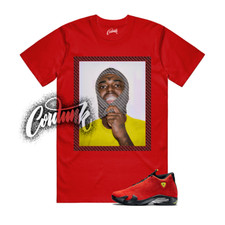 14 T-shirt rossa nera gialla