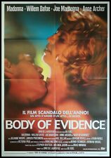 CORPO DI PROVE 1993 Locandina Film Originale 39x55" 2Sh Italiana MADONNA ELEGANTE