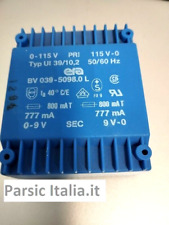 TRASFORMATORE BV039-5098.0L C.S. Doppio Primario 0-115V Doppio Secondario 0-9V