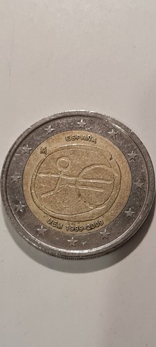 Moneta euro spagna omino - moneta,
