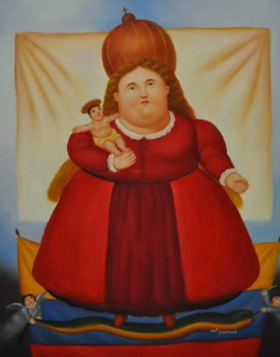 Botero virgen falso - -,
