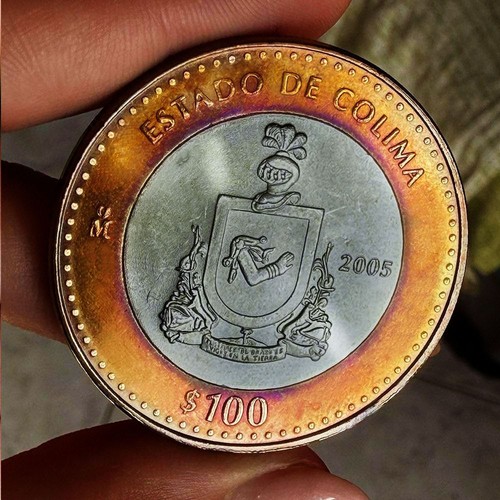 Messico 100 pesos 2005 - messico, colima