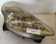 Proiettore/faro anteriore dx Citroen C3 pluriel 2005 originale 1.4 HDI CBR 2P/D/