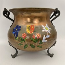 Antico Vaso in Rame Vecchia