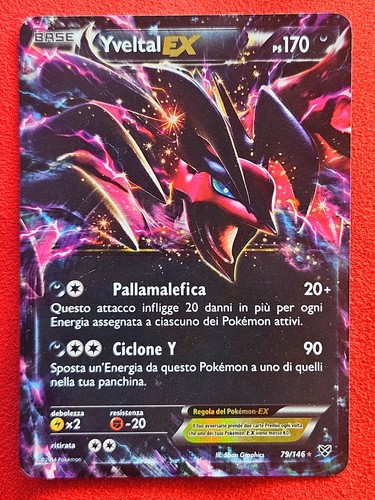 Carta pokemon yveltal xy - ex,