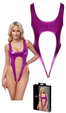 Body erotico rosa metalizzato