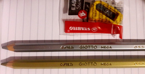 Pastelli giotto mega oro - mega,