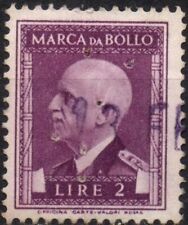 ITALIA REGNO 1939 - Marca da Bollo - Usato 2 lire  #MBK