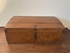 Antica Cassa Di Legno Baule Vintage