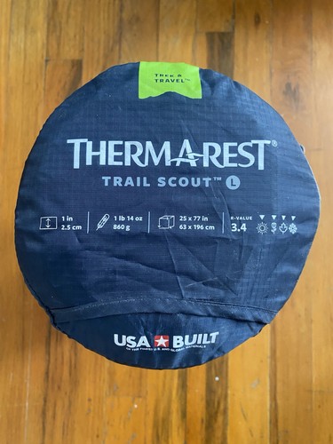 Thermarest trail scout large - thermarest,