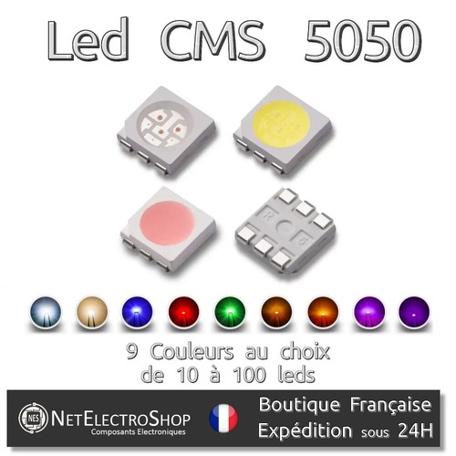 Leds cms smd 5050 haute - cms,