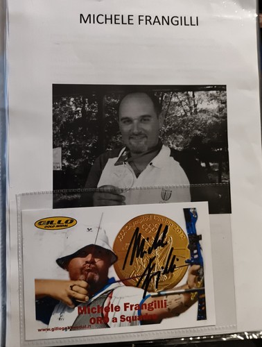 Autografo michele frangilli - michele,