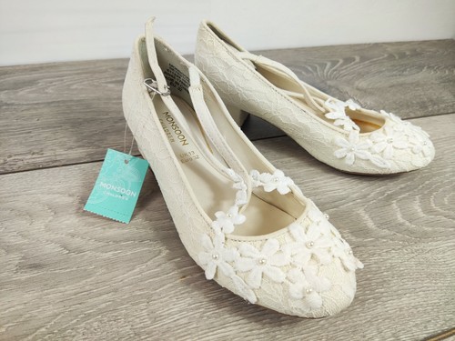 Scarpe monsoon ragazze avorio - monsoon,