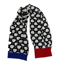 ICEBERG Sciarpa nera bianca