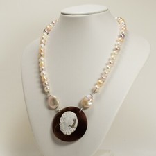 925 SILVER NECKLACE WITH CAMEO