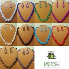 Parure donna collana orecchini - parure,