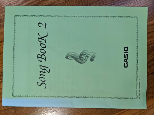 Casio song book - song,