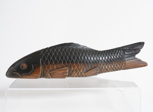 Okimono firmato - okimono, 12,5",