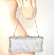 Pochette donna argento clutch