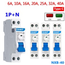 1P+N 6,10,16,20,25,32,40Amp