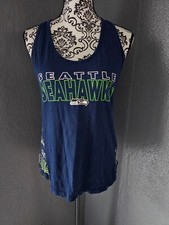 Canotta calcio donna NFL Seattle Seahawks logo taglia small blu verde bianco