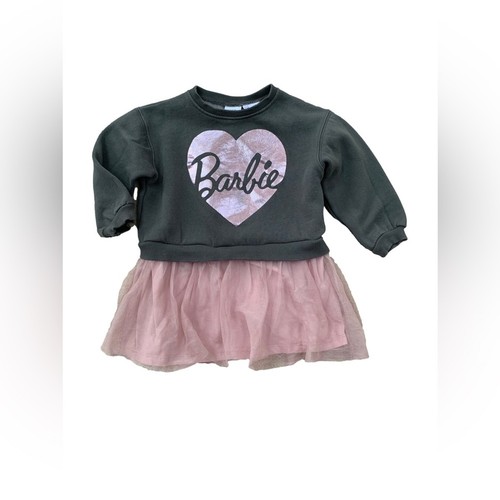 Vestito felpato misto tulle