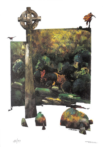 Sergio toppi litografie 2 - litografie,