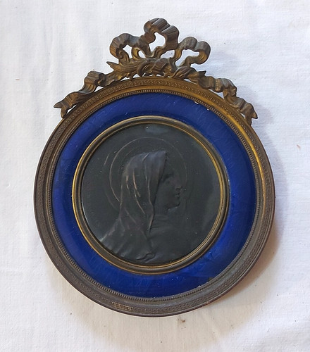 Antico medaglione madonna - medaglione,