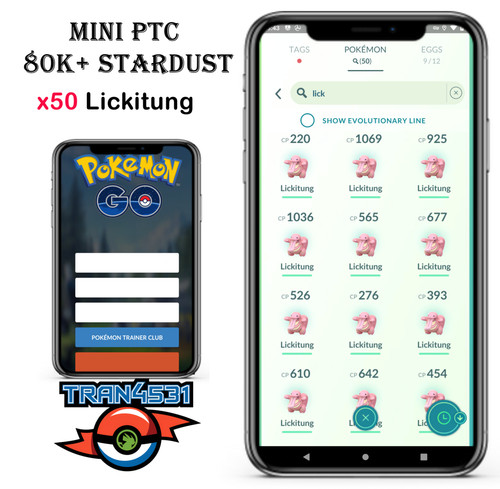 Lickitung x50 mini ptc 80k - lickitung,