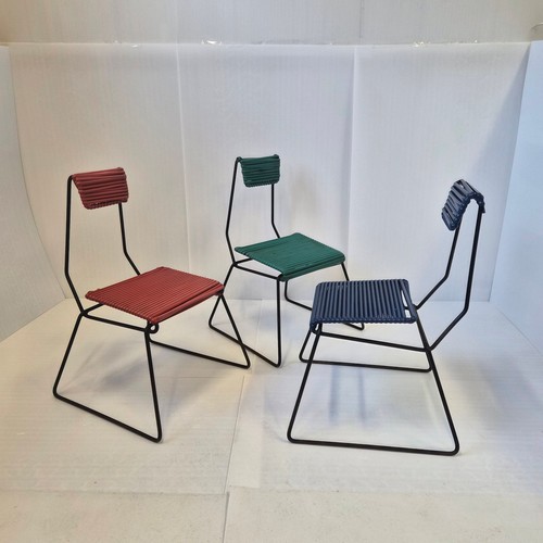 Set sedie vintage anni - set, 3