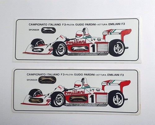 Coppia vecchi adesivi old - /,