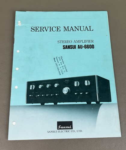 Sansui 6600 amplificatore - au-6600,