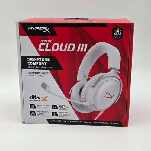 Hyperx cloud iii red - hyperx, white
