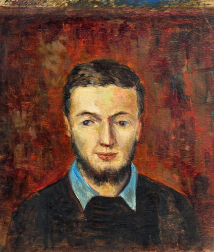 Dipinto olio tavola - su,