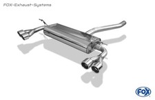 Acciaio Inox Scarico Sportivo Mercedes Classe A W176 per Brabus Paraurti Je 2x76