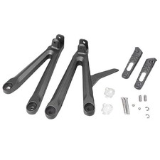 Pedane poggiapiedi posteriori nere per Honda CBR 600 RR 05 06 2005 2006