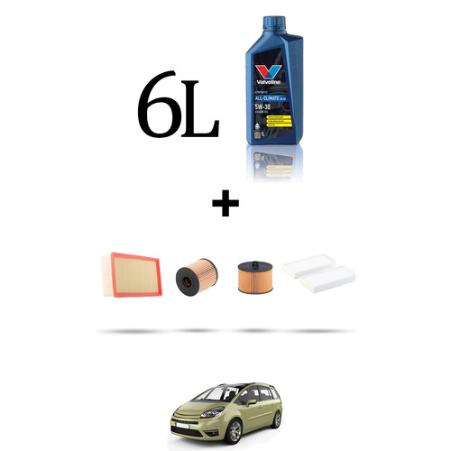Hoffcar kit tagliando filtri - kit, 4