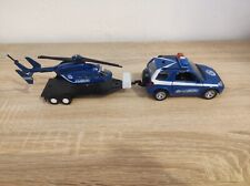 Modellino Auto Polizia con Elicottero - Die Cast 