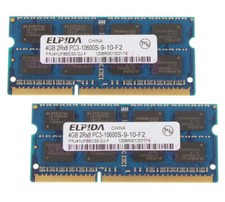 Elpida DDR3 RAM 8 GB 2X 4 GB