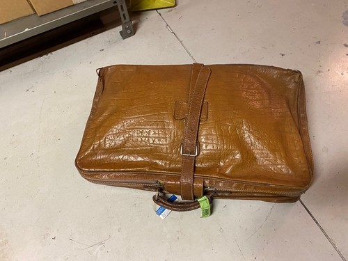 Valigia vintage pelle - vintage, in