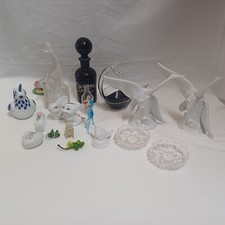 20 pezzi oggettistica vintage vetro e ceramica