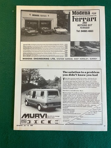 Modena ferrari murvi camper - modena,