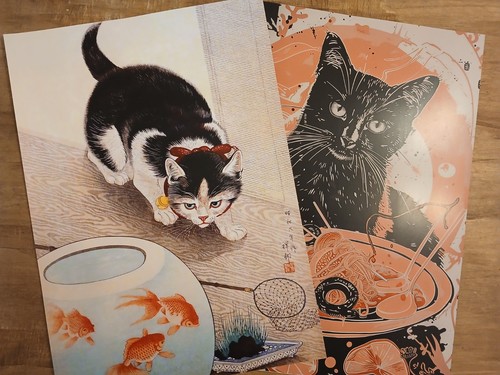 Set poster gatti stile - poster,