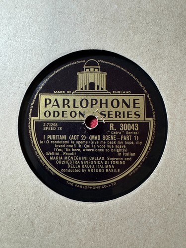 78rpm opera maria callas - opera,,